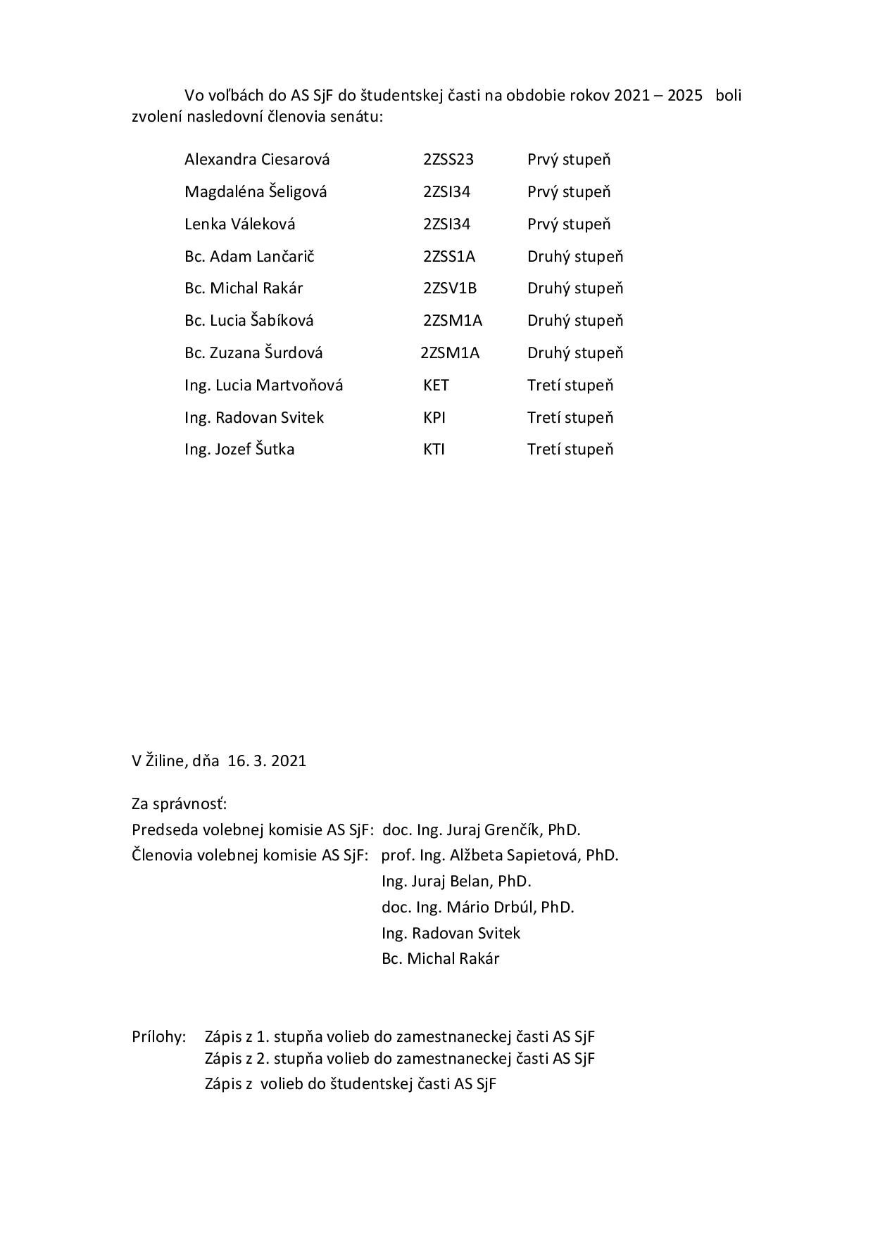 Zpis z volieb AS SjF 2021 page 002