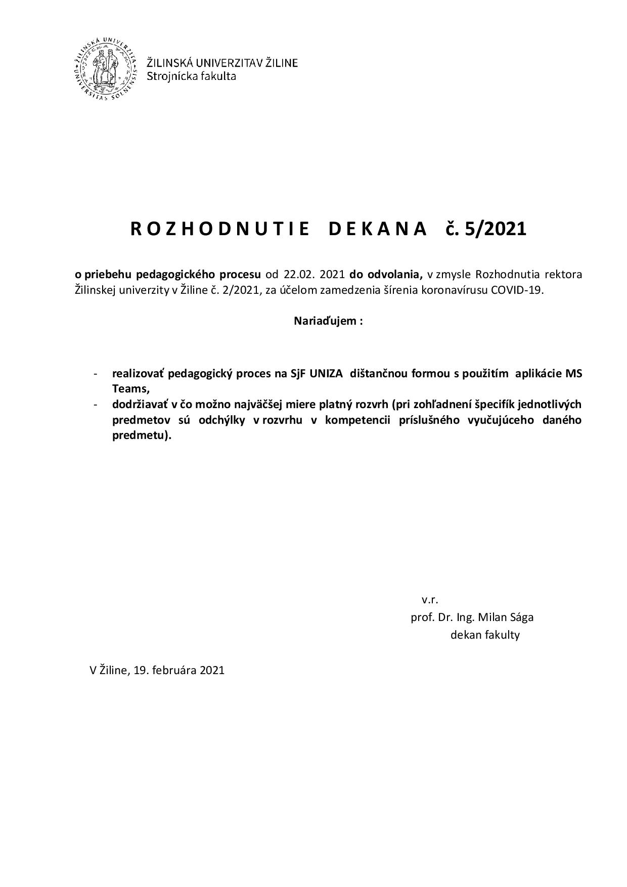 rozhodnutie 05 2021 rozhodnutie ped.proces LS 2021 2022 page 001